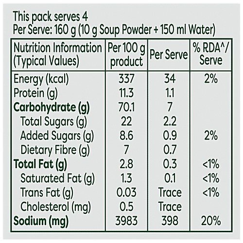 Knorr Balanced Vegetable Cream Soup - Powdered Soup Mix, 4 servings per  pouch, 60 g / 2.11 oz