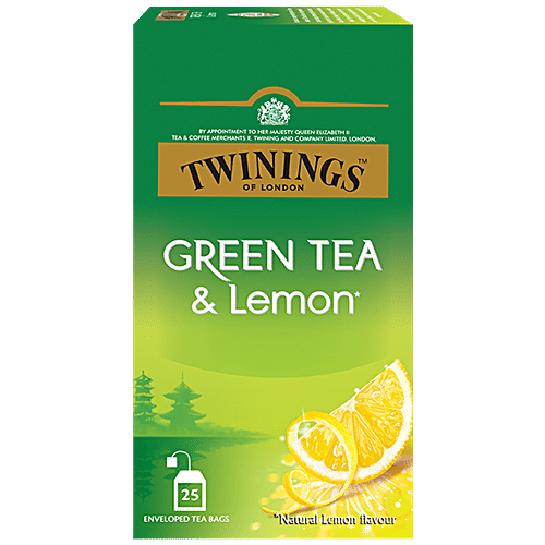 Buy Twinings Green Tea Bags - Lemon 25 pcs Carton Online at Best Price ...