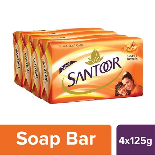 Santoor Bathing Soap Sandal Turmeric 