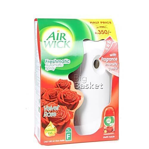 Buy Air wick Air Freshener Automatic Machine Spary - Velvet Rose