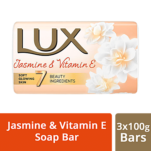 Buy Lux Soap Bar Velvet Touch Jasmine Almond Oil 100 Gm Carton Online ...