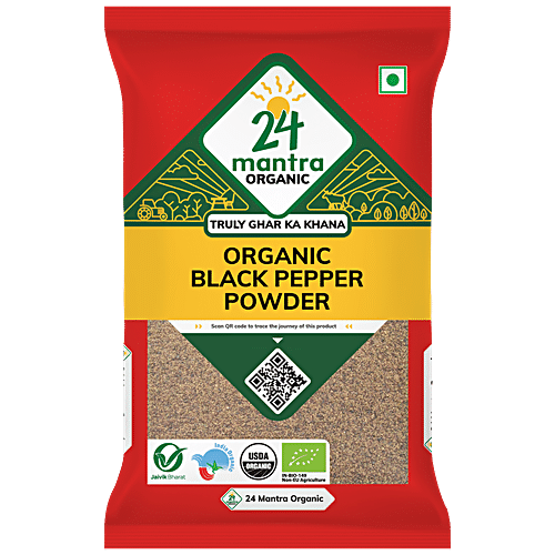 Buy 24 Mantra Organic Powder - Black Pepper 100 gm Pouch Online at Best ...