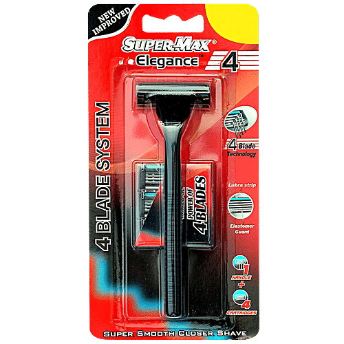 supermax 4 blade razors