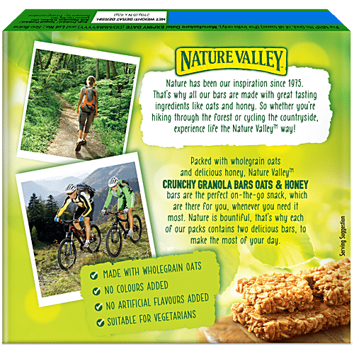 Nature Valley Crunchy Granola Bar, Oats 'N Honey, 12 Bars, 8.94 oz, Granola & Energy Bars