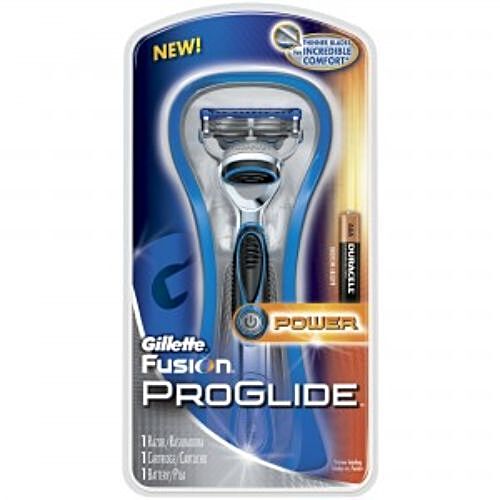 Gillette] Fusion ProGlide Manual Razor with Flexball - 1 Razor + 1