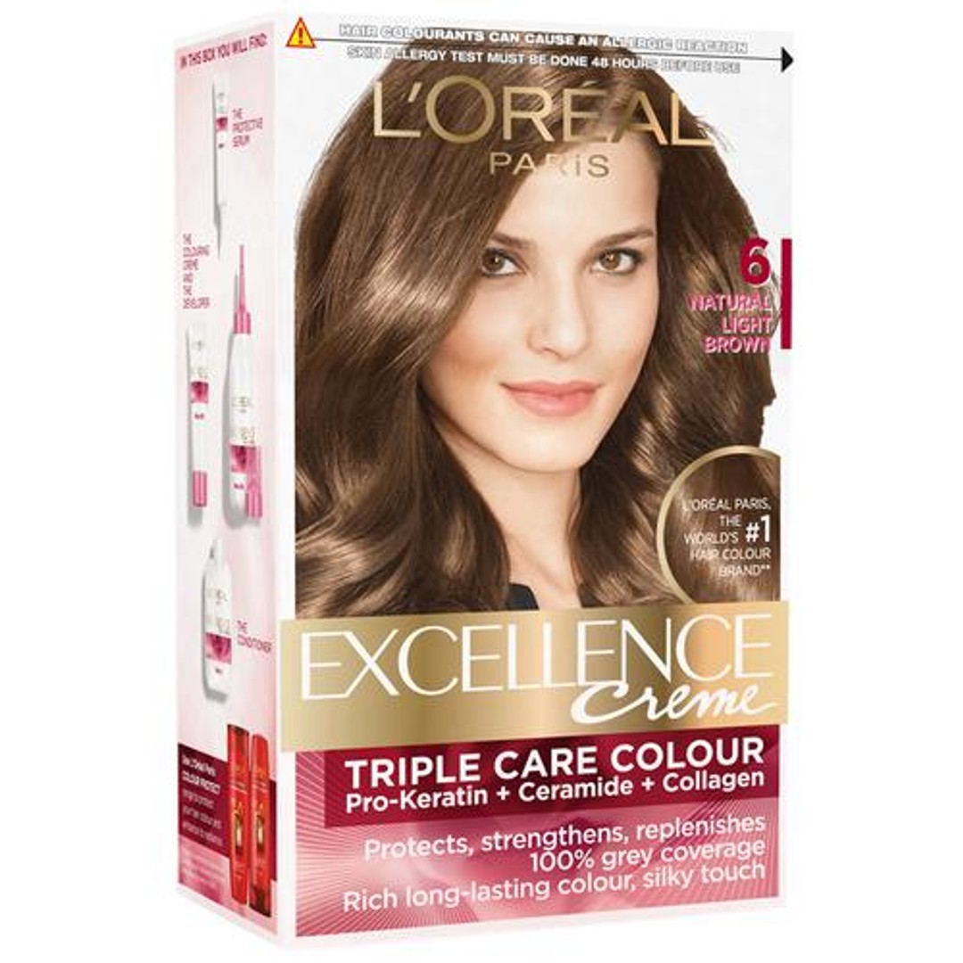 Buy Loreal Paris Excellence Creme Light Brown 06 72 Ml 100 Gm Online At Best Price Of Rs Null