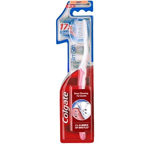 Buy Colgate Toothbrush - Slim Soft, Soft Bristles 1 Pc Online At Best 