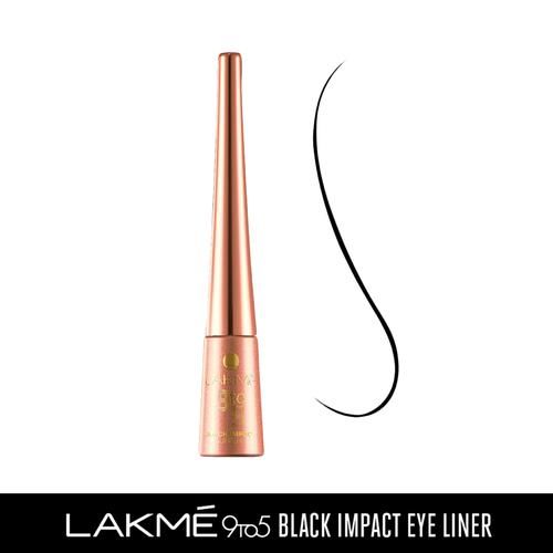 Buy Lakme 9 To 5 Black Impact Eye Liner 35 Ml Online At Best Price of ...