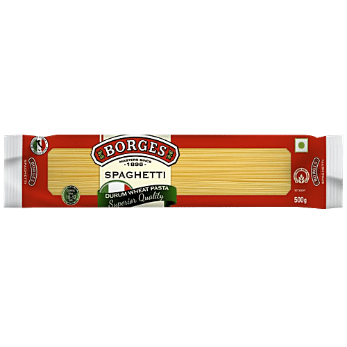 Buy Borges Durum Wheat Pasta Spaghetti 500 Gm Pouch Online At Best