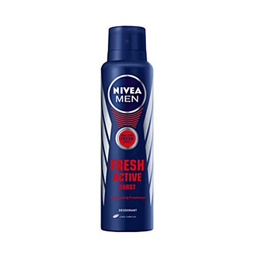 Buy Nivea Deodorant Fresh Active Burst For Men 150 Ml