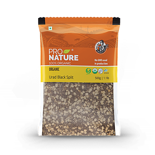 Buy Pro Nature Organic Urad Black Split Gm Pouch Online At The Best