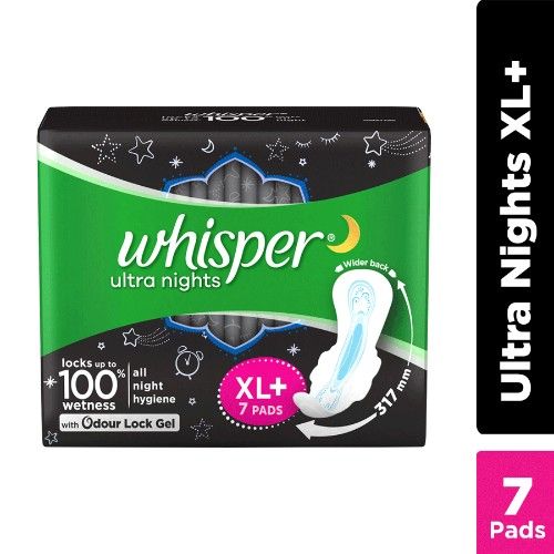 Buy Whisper Ultra Skinlove Soft Sanitary Pads for Women XL+ Cottony soft  our #1 Softness Soft top sheet Irritation free 31.7 cm Long With disposable  wrap Online at Best Price of Rs 400 - bigbasket