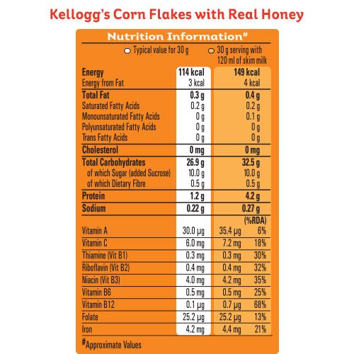 Buy Kelloggs Corn Flakes Honey Crunch 630 Gm Carton Online At Best Price Bigbasket