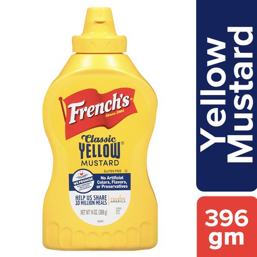  French's Classic Yellow Mustard, No Artificial Colors