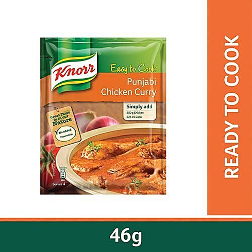 Buy Knorr Easy To Cook Punjabi Chicken Curry Ready Mix 46 Gm Pouch