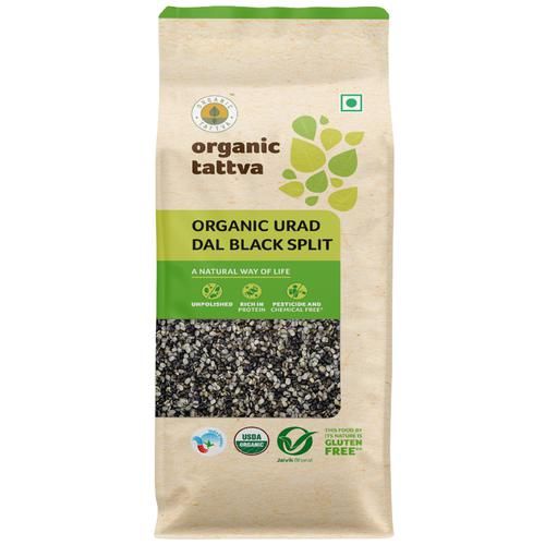 Buy Organic Tattva Organic Urad Black Split 500 Gm Pouch Online At Best ...