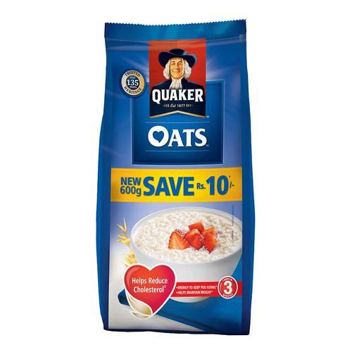 Buy Quaker Oats 600 gm Pouch Online at Best Price. - bigbasket