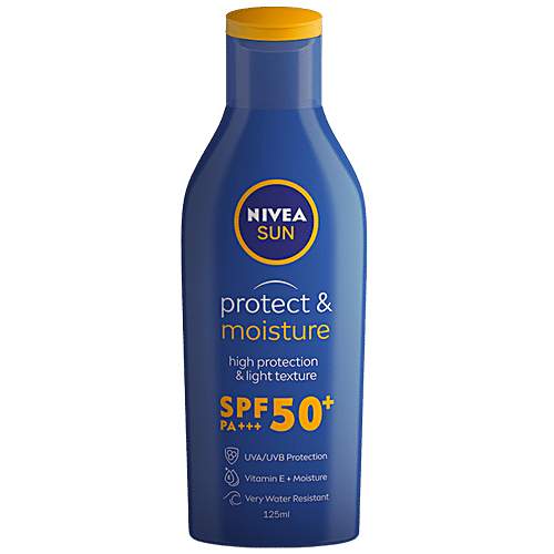 Buy Nivea Sun Lotion Sun Moisturising Spf 50 125 Ml Bottle Online At ...