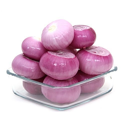 Buy Fresho Red Onion Skinned Peeled 1 Kg Online at the Best Price of Rs ...