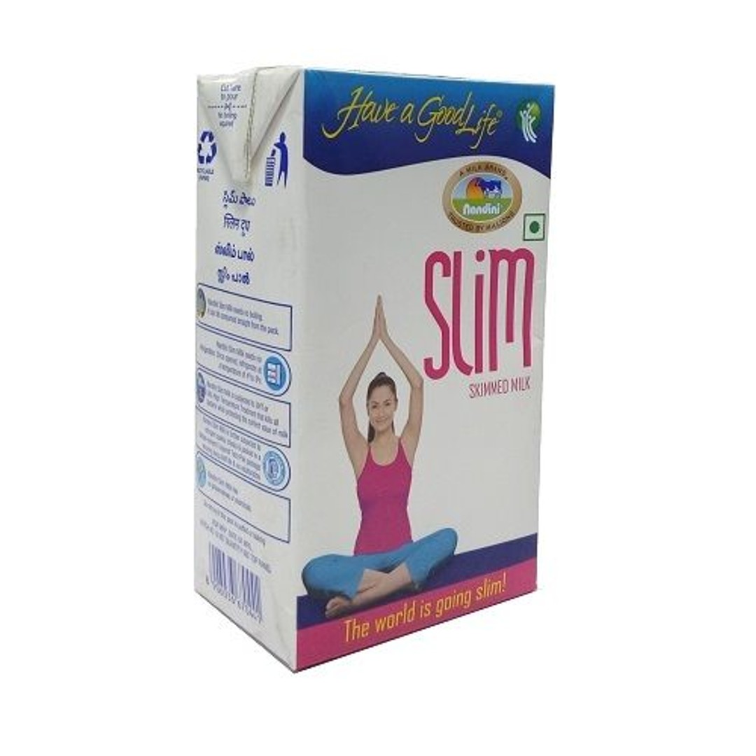 Buy Nandini Goodlife Slim Skimmed Milk 1 Lt Carton Online at the Best ...