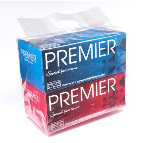 Premier Special Facial Tissues - 2 Ply, 400 pcs (Pack of 2) 