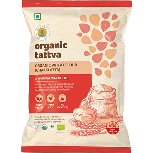 Buy Organic Tattva Flour Wheat 1 Kg Pouch Online At Best Price of Rs 75 ...