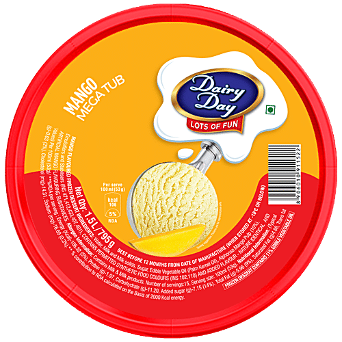 Buy Dairy Day Ice Cream Bucket Mango 15 Lt Online at the Best Price