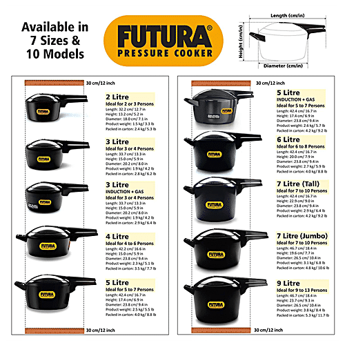 futura 3 litre pressure cooker price