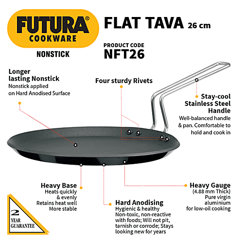 Hawkins Futura Non-Stick Tawa 26cm - Singal's - Indian Grocery Store