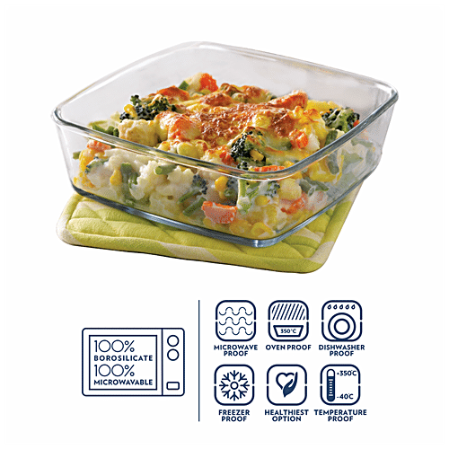 Buy Borosil Dish Square 16 Lt Online At The Best Price Of Rs 695 Bigbasket