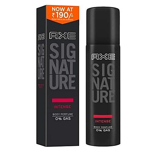 Buy Axe Signature Intense Body Perfume 122 Ml Carton Online At Best ...