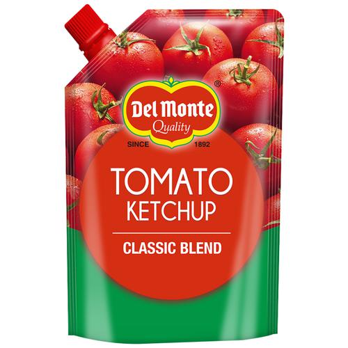 Del Monte  Tomato Ketchup - Classic Blend, Rich & Thick Condiment, 900 g Spout Pouch No Added Colours, No MSG