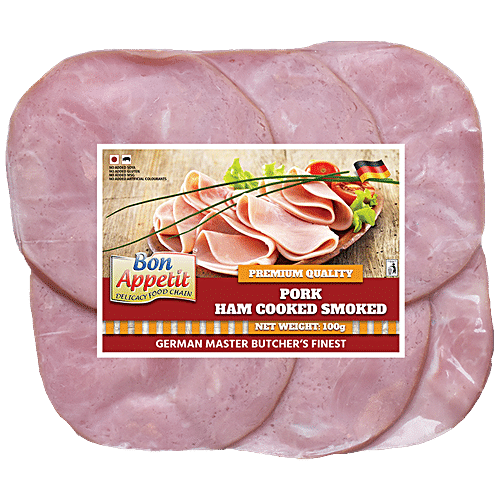 Bon Appetit Pork - Cooked Ham, 100 g