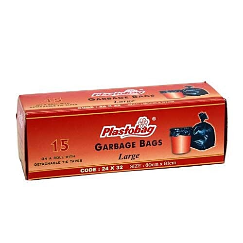 Buy Plastobag Garbage Bags - Large Online At Best Price Of Rs 63 ...