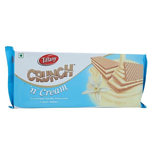 Buy Crunch N Cream Crunchiest Cream Wafers Vanilla Flavoured 150 Gm ...