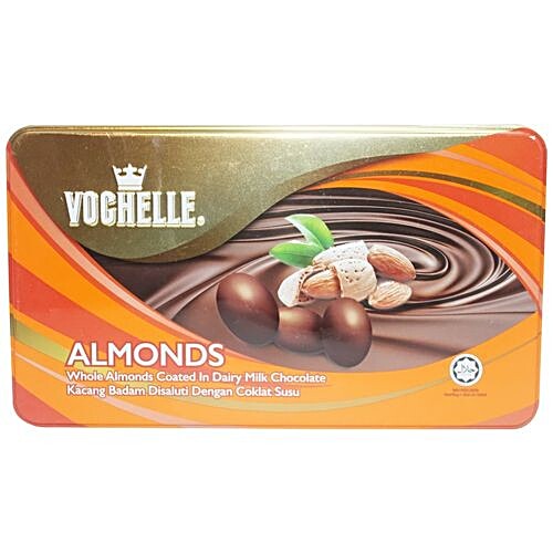 Buy Vochelle Whole Almonds Coated in Diary Milk Chocolate Online at ...