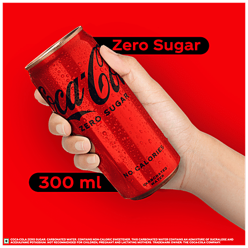 Buy Coco-Cola Zero Sugar 300 ml (Pack of 6) Online at Best Prices in India  - JioMart.