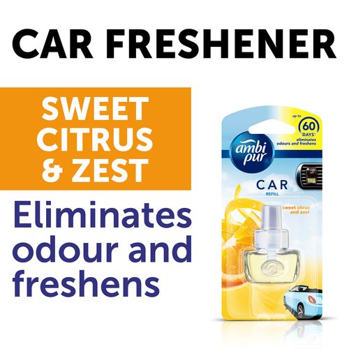 AMBI PUR Car Ocean Mint 7ml, a set, a unit with a refill - Car Air  Freshener