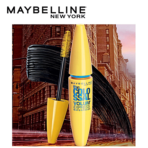 Buy Maybelline New York Volum' Express Colossal Masacara - Waterproof,  Black Online at Best Price of Rs  - bigbasket