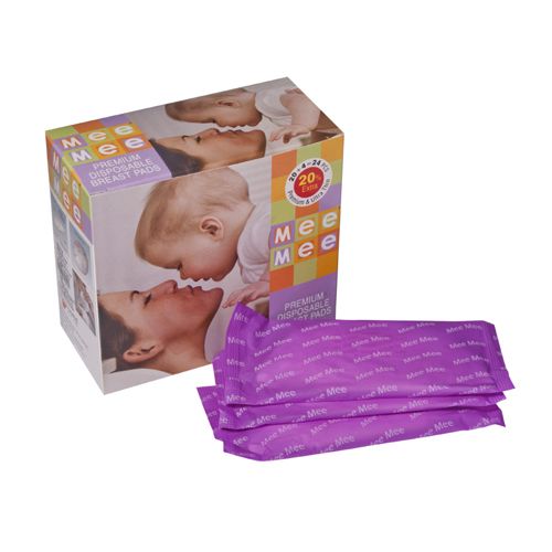 Buy Mee Mee Washable Cotton Maternity Breast Pads - White Online at Best  Price of Rs 422.06 - bigbasket