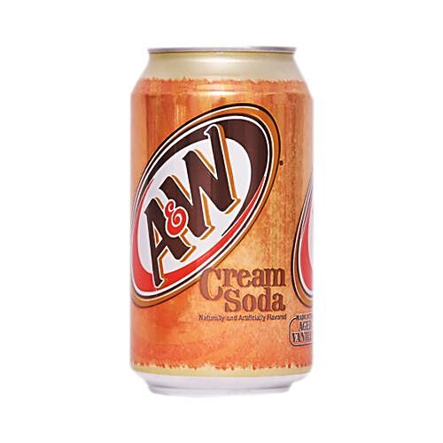 aandw cream soda can