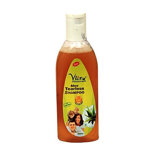 Buy Vitro Naturals Aloe Tearless Shampoo - with Honey, For All Hair ...