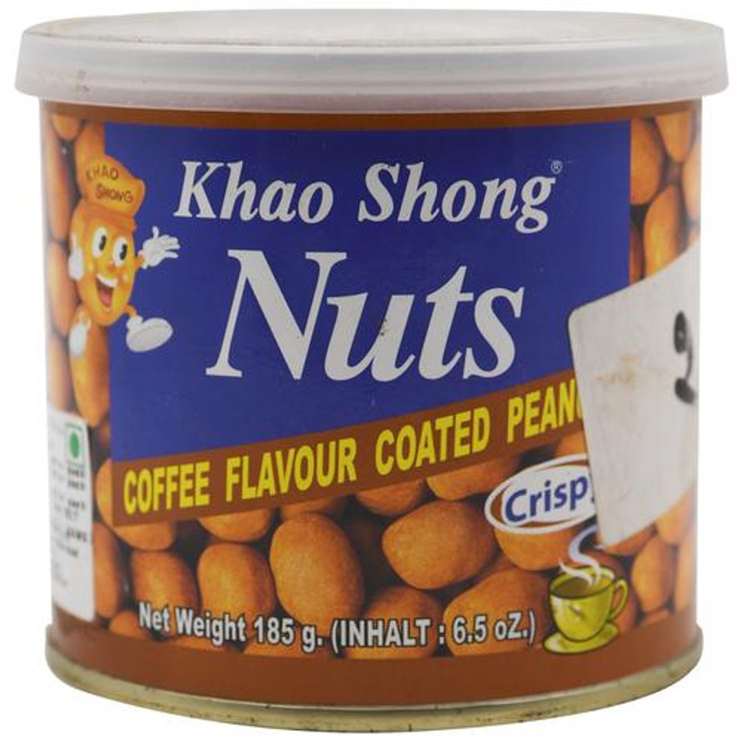 Buy Khao Shong Coated Peanuts Coffee Flavour 185 Gm Tin Online At Best ...