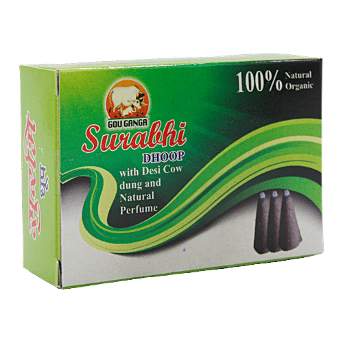 Buy Gou Ganga Surabhi Dhoop Natural Perfume 15 Pcs Box Online At