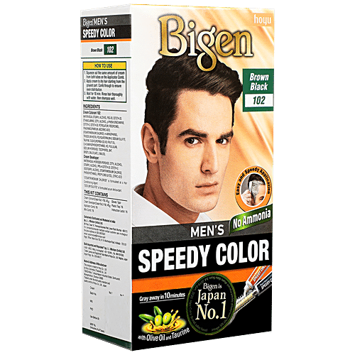 Buy Bigen Hair Color Mens Speedy Dark Brown 1 Pc Online At Best Price Of Rs 450 Bigbasket 5791