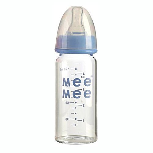 mee mee glass feeding bottle 120ml