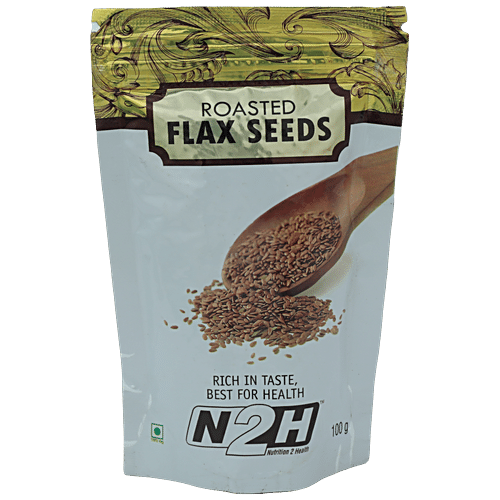 Buy N2H Roasted Flaxseeds 100 Gm Online at the Best Price of Rs null ...