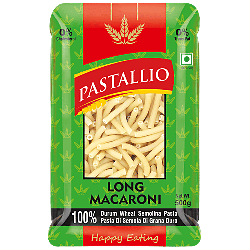 Buy Pastallio Durum Semolina Long Macaroni Pasta 500 Gm Online at the Best  Price of Rs 150 - bigbasket