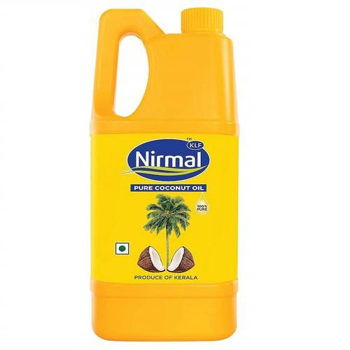 Klf  Nirmal Pure Coconut Oil, 1 L  100% Pure, Zero Cholesterol, Zero Trans Fat