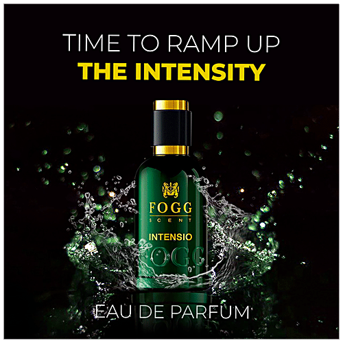 Fogg  Intensio Scent Eau De Parfum, Men’s Perfume - Long-Lasting Fresh, Exotic & Soothing Fragrance, 100 ml  